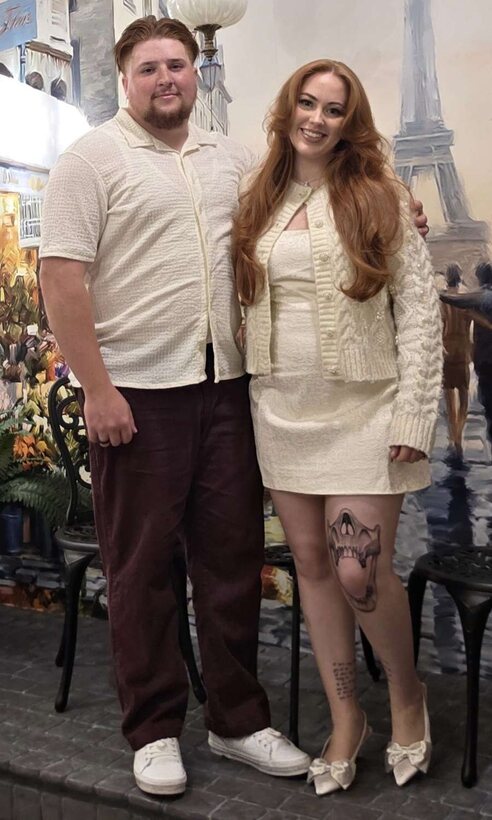Chris Colson with his wife Maxine